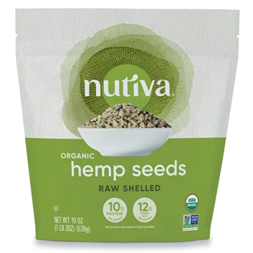 0692752103582 - NUTIVA ORGANIC SHELLED HEMPSEED (STAND-UP POUCH), 19 OUNCE (MAY RECEIVE NEW PACK