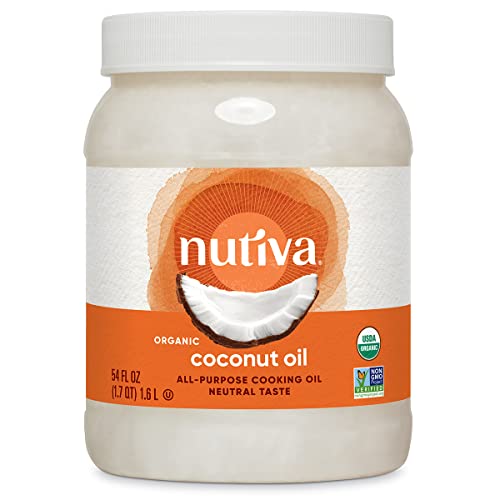 0692752106880 - NUTIVA ORGANIC, NEUTRAL TASTING, STEAM REFINED COCONUT OIL FROM NON-GMO, SUSTAINABLY FARMED COCONUTS, 54 FL OZ (PACK OF 1)