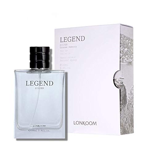6928075611171 - LONKOOM LEGEND SILVER - PERFUME FOR MEN - AROMATIC FRAGRANCE - OPENS WITH GRAPEFRUIT, PEPPER AND BERGAMOT - BLENDED WITH LAVENDER, GERANIUM AND PATCHOULI - WITH CEDAR AND AMBER BASE - 3.4 OZ EDT SPRAY