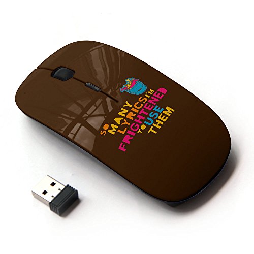 6929532544360 - BEANTECH OPTICAL 2.4G WIRELESS MOUSE ( LYRICS SONG MUSIC LOVE QUOTE FUNNY CREATIVITY )