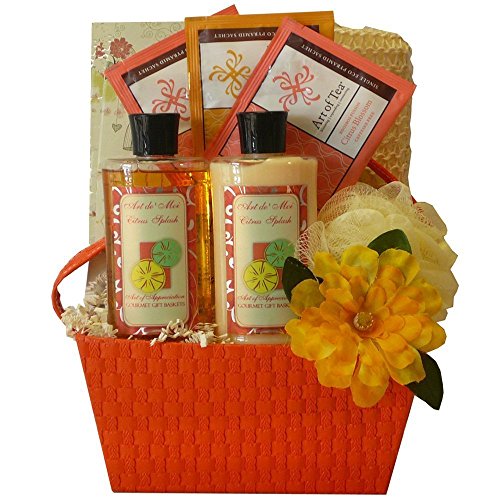 0692962831794 - ART OF APPRECIATION GIFT BASKETS TRANQUIL DELIGHTS SPA BATH AND BODY GIFT SET BASKET WITH TEA BASKET