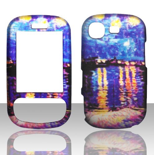 6930524301809 - 2D PRETTY NIGHT SAMSUNG STRIVE A687 AT&T CASE COVER HARD PHONE CASE SNAP-ON COVER RUBBERIZED TOUCH FACEPLATES