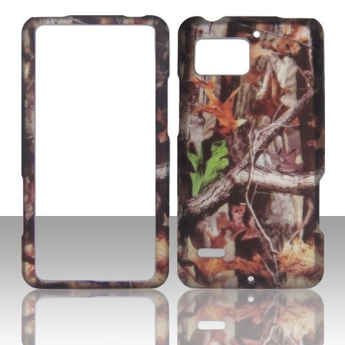 6930524310214 - 2D CAMO TRUNK V MOTOROLA DROID BIONIC XT875 VERIZON CASE COVER HARD PHONE CASE SNAP-ON COVER RUBBERIZED TOUCH FACEPLATES