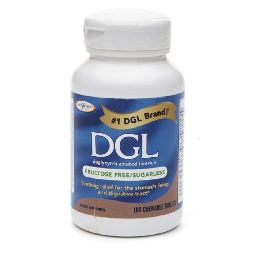 6930660900010 - ENZYMATIC THERAPY DGL-FRUCTOSE FREE, CHEWABLE TABLETS 100 EA
