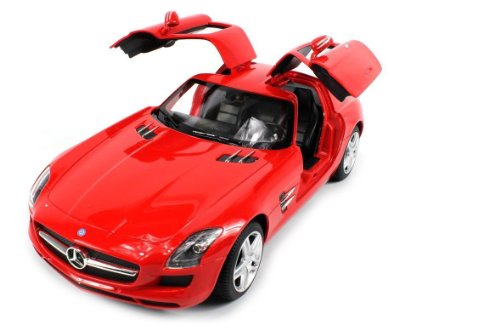 6930751406339 - 1:14 SCALE MERCEDES-BENZ SLS AMG MODEL RC CAR W/ OPENING GULL WING DOORS RTR (COLOR: RED)