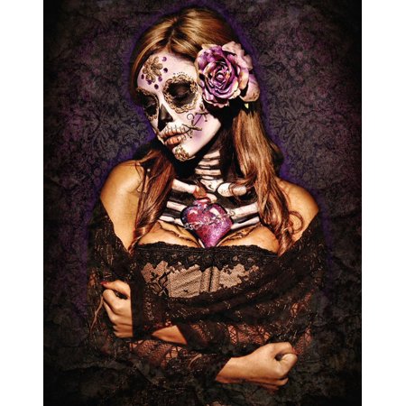 day of the dead girl pin up art