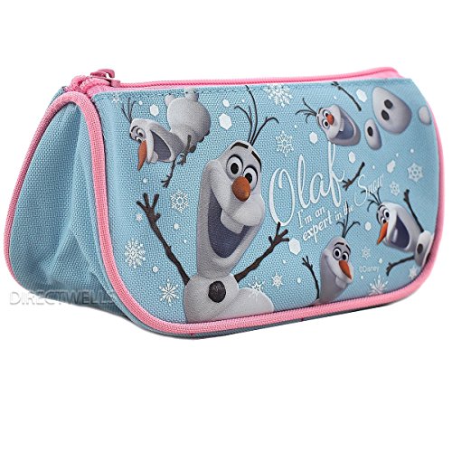 6931190811296 - DISNEY FROZEN OLAF  I AM AN EXPERT  AUTHENTIC GOOD QUALITY COSMETIC STYLE PENCIL CASE (BLUE)