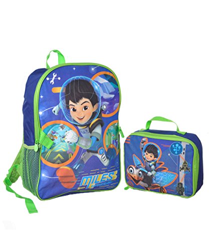 0693186392054 - DISNEY BOYS' MILES FROM TOMORROW LAND BACKPACK WITH LUNCH KIT, MULTI, ONE SIZE