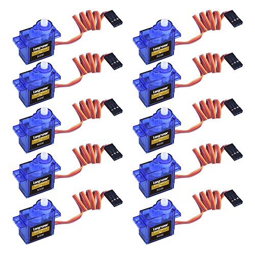 6932083812192 - LONGRUNER SG90 MICRO SERVO MOTOR 9G RC ROBOT HELICOPTER AIRPLANE BOAT CONTROLS KY66 (KY66-10)