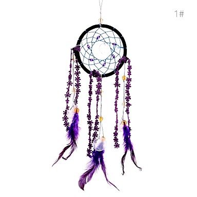 6932090312821 - TINT LUREME? SWEETLOVELY CRYSTAL SHELL WEAVE FLOWER FEATHER DREAMCATCHER WIND CHIMES