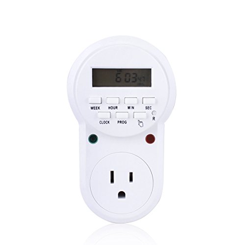 6933714820524 - DIGITAL PROGRAMMABLE TIMER SOCKET PLUG WALL HOME PLUG-IN SWITCH ENERGY-SAVING OUTLET