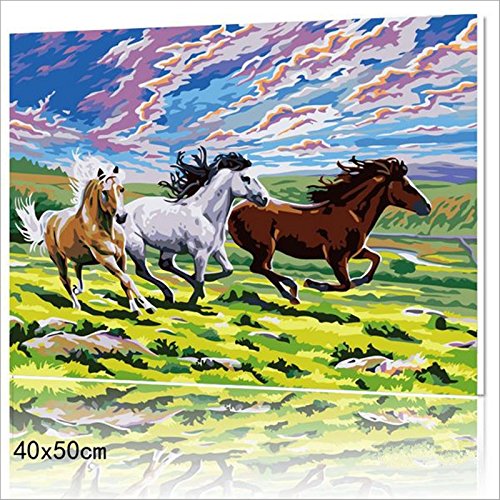 6934117559684 - ARTSHOP TABLEAU PEINTURE SUR TOILE MODERNE HORSES PICTURES OIL PAINTING BY NUMBER CANVAS PAINTING MODERN PAINTINGS G