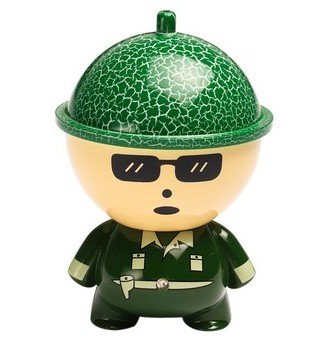 6935284815221 - BIG HEAD CARTOON DOLL CAR CHARGER- GREEN - 2.1A- FOR APPLE IPHONE 6 5S 5C 5, IPAD AIR MINI, GALAXY S5 S4 S3, NOTE 3 2, LG G3, CAMERA BATTERY CHARGER, HTC ONE M8, PS VITA, MOTO X, AND MORE