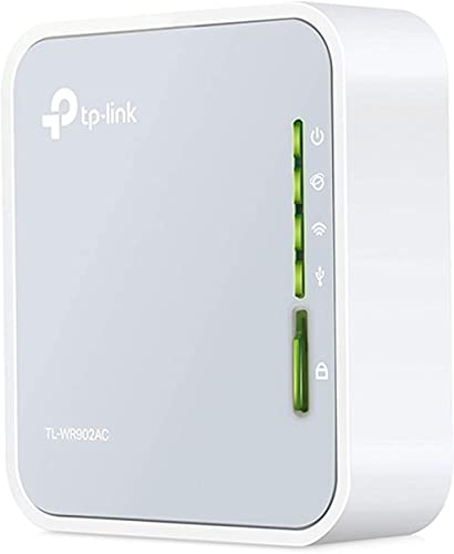 6935364095666 - TP-LINK AC750 WIRELESS PORTABLE NANO TRAVEL ROUTER(TL-WR902AC) - SUPPORT MULTIPLE MODES, WIFI ROUTER/HOTSPOT/BRIDGE/RANGE EXTENDER/ACCESS POINT/CLIENT MODES, DUAL BAND WIFI, 1 USB 2.0 PORT