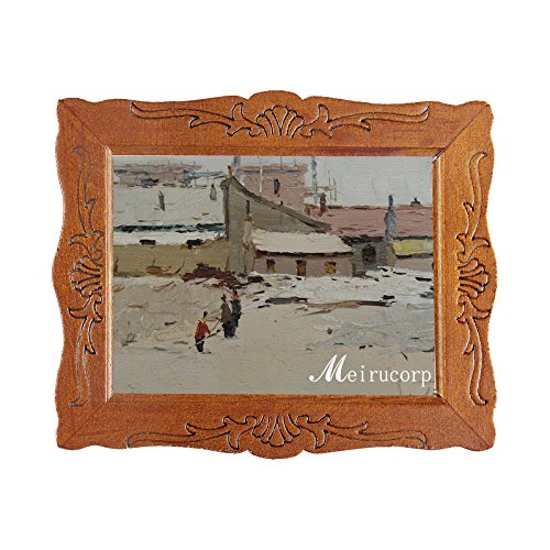 6935452204895 - 1/12 FINE SCALE MINIATURE PRINT OF ABSTRACT PAINTING WITH WOOD FRAMED FOR HOME DÉCOR