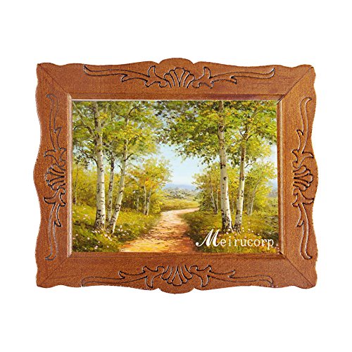 6935452205014 - 1/12 FINE SCALE MINIATURE PRINT OF AUTUMN FOREST IN PICTURE WITH WOOD FRAMED FOR HOME DÉCOR