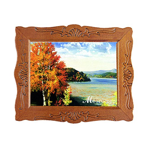 6935452205021 - 1/12 FINE SCALE MINIATURE ISLAND STYLE IN PICTURE IN WOOD FRAME FOR HOME DÉCOR