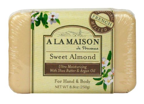 6935743125984 - A LA MAISON SWEET ALMOND BAR SOAP, 8.8 OUNCE -- 1 EACH.