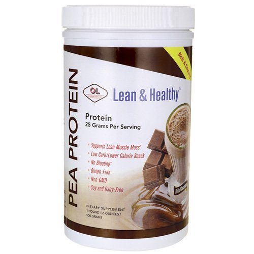 6935743511602 - OLYMPIAN LABS PEA PROTEIN - LEAN AND HEALTHY - RICH CHOCOATE - 500 GRAMS