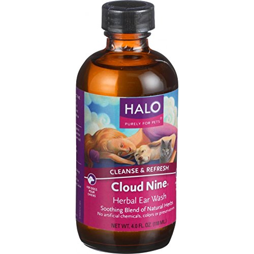 6935743691113 - HALO PURELY FOR PETS CLOUD NINE HERBAL EAR WASH - 4 OZ