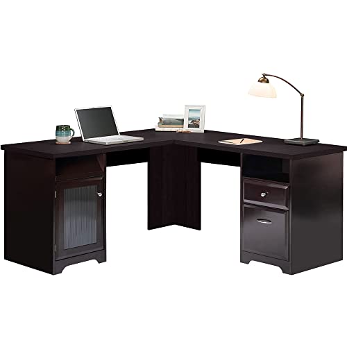 6936502428681 - GOOD & GRACIOUS L-SHAPED DESK, HOME OFFICE CORNER COMPUTER DESK WITH STORAGE CABINET, USB POWER FOR MODERN GAMING WORKSTATION & STUDY DESK WITH FILE DRAWER AND EXTRA STORAGE FEATURES