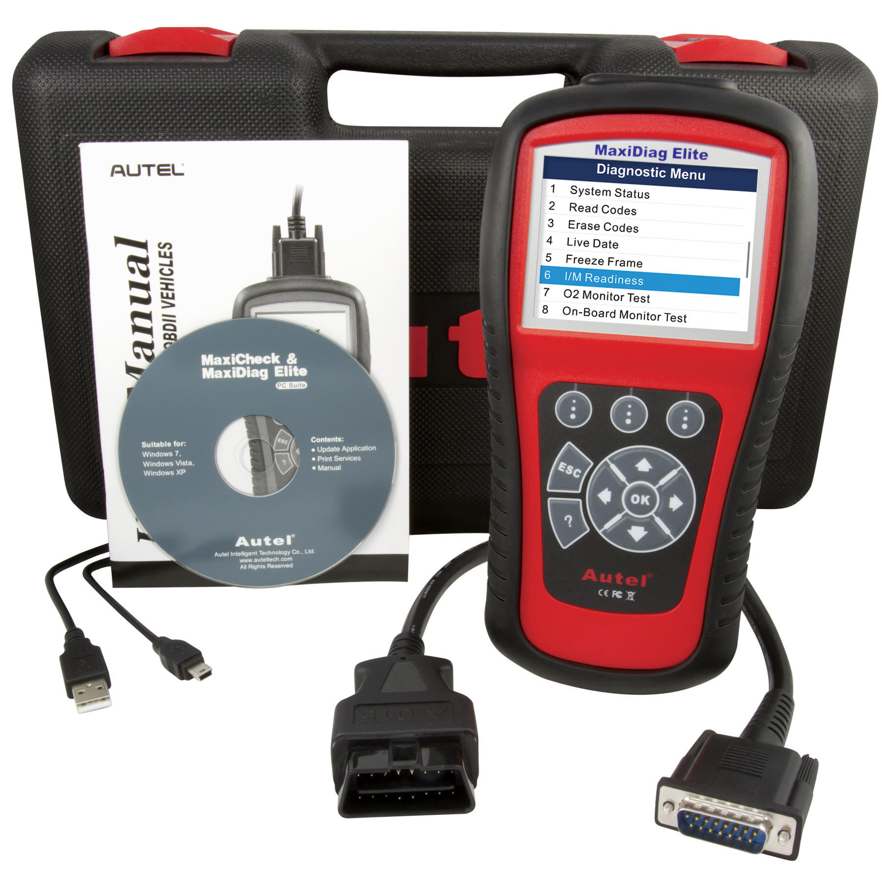 6937357200897 - AUTEL MD802 OBD2/EOBD SCAN TOOL FOR ENGINE, TRANSMISSION, ABS, AIRBAG,EPB,OIL SERVICE RESET (MD802(4 SYSTEM))
