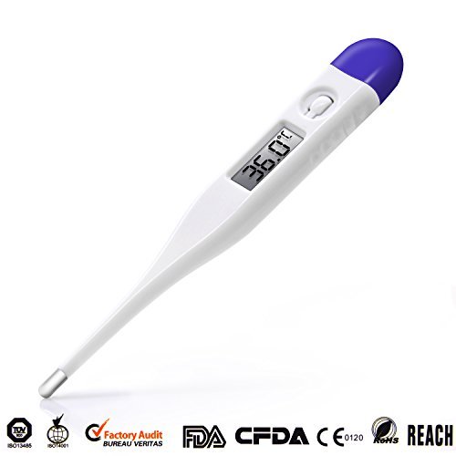 6937882760842 - BEYOUNG(TM) HOME DIGITAL THERMOMETER FAMILY CARE ELECTRONIC HEALTHY INFANT BABY ADULTS BEEPING REMINDER QUICK READ THERMOMETER FOR RECTAL, ORAL AND AXILLARY UNDERARM BODY TEMPERATURE MEASUREMENT