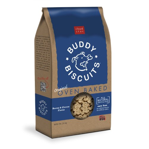 0693804122025 - CLOUD STAR BUDDY BISCUITS BACON & CHEESE FORMULA DOG TREATS