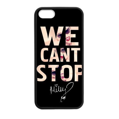 6938235787301 - COLLECTIBLES MILEY CYRUS APPLE IPHONE 5S/5 CASE COVER TPU LASER TECHNOLOGY WE CAN NOT STOP QUOTES