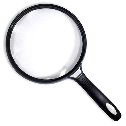 6939904194482 - 255 X 144 X 19MM, 5 JUMBO LENS MAGNIFIER WITH 2X POWER & DISTORTION FREE LENS : ( PACK OF 4 PCS )
