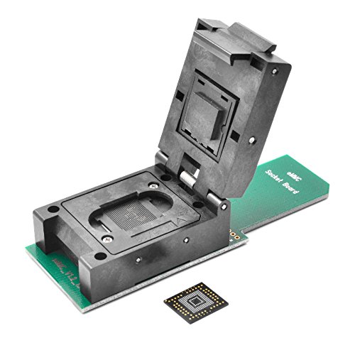 ALLSOCKET IC Testing Socket with 0.4mm,0.5mm,0.65mm,0.8mm,1.24mm or Irregular Pitch Custom-made Specific Design Service BGA FBGA EMMC EMCP Socket Adapter ALLSOCKET-BGA926-C-0.4 