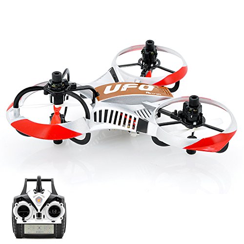 6941377687149 - RC MINI UFO TRICOPTER INVADER - 6-AXIS GYRO, 2.4GHZ FREQUENCY, 4 CHANNELS BY GENERIC