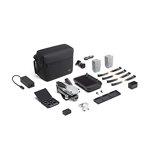 6941565911605 - DJI AIR 2S FLY MORE COMBO WITH SMART CONTROLLER - DRONE WITH 4K CAMERA, 5.4K VIDEO, 1-INCH CMOS SENSOR, 4 DIRECTIONS OF OBSTACLE SENSING, 31-MIN FLIGHT TIME, MAX 7.5-MILE VIDEO TRANSMISSION, GRAY