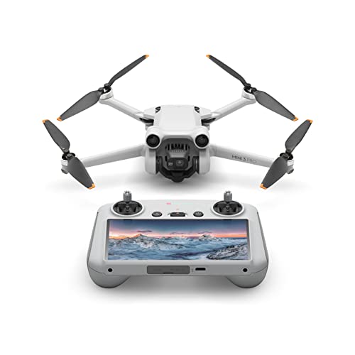 6941565929419 - DJI MINI 3 PRO (DJI RC) – LIGHTWEIGHT AND FOLDABLE CAMERA DRONE WITH 4K/60FPS VIDEO, 48MP PHOTO, 34-MIN FLIGHT TIME, TRI-DIRECTIONAL OBSTACLE SENSING, IDEAL FOR AERIAL PHOTOGRAPHY AND SOCIAL MEDIA