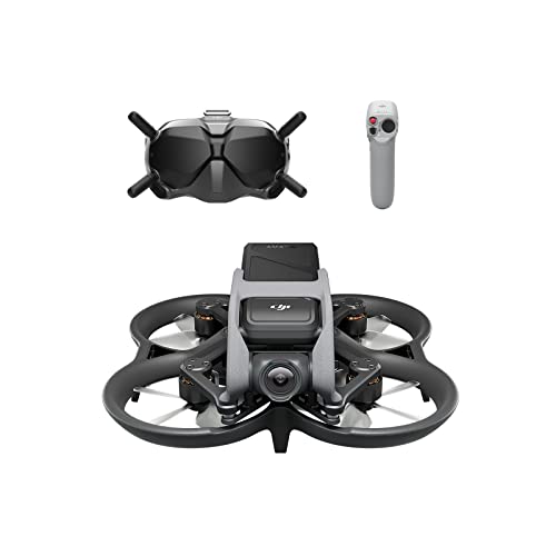 6941565941855 - DJI AVATA FLY SMART COMBO (DJI FPV GOGGLES V2) - FIRST-PERSON VIEW DRONE UAV QUADCOPTER WITH 4K STABILIZED VIDEO, SUPER-WIDE 155° FOV, BUILT-IN PROPELLER GUARD, HD LOW-LATENCY TRANSMISSION