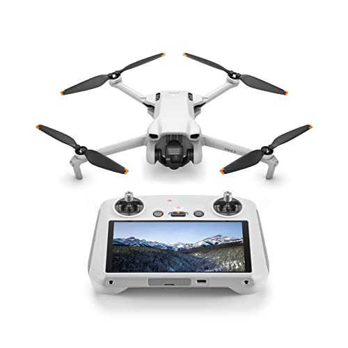 6941565949271 - DJI MINI 3 (DJI RC) - LIGHTWEIGHT AND FOLDABLE MINI CAMERA DRONE WITH 4K HDR VIDEO, 38-MIN FLIGHT TIME, TRUE VERTICAL SHOOTING, AND INTELLIGENT FEATURES
