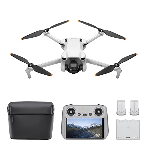 6941565949912 - DJI MINI 3 FLY MORE COMBO (DJI RC) - LIGHTWEIGHT AND FOLDABLE MINI CAMERA DRONE WITH 4K HDR VIDEO, 38-MIN FLIGHT TIME, TRUE VERTICAL SHOOTING, AND INTELLIGENT FEATURES