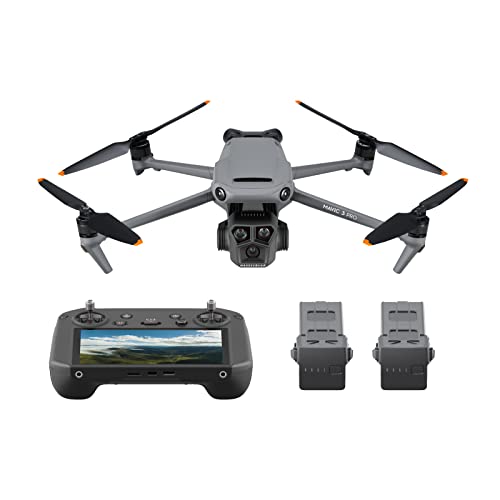 6941565956446 - DJI MAVIC 3 PRO FLY MORE COMBO WITH DJI RC PRO (HIGH-BRIGHT SCREEN), 4/3 CMOS HASSELBLAD CAMERA, THREE INTELLIGENT FLIGHT BATTERIES, CHARGING HUB, ND FILTERS SET, AND MORE, 4K CAMERA DRONE FOR ADULTS