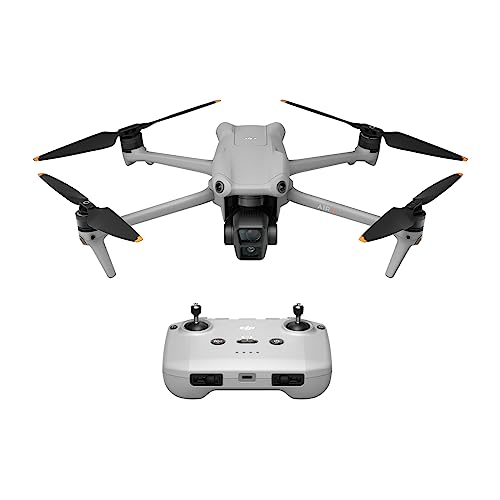6941565963901 - DJI AIR 3 (DJI RC-N2), DRONE WITH MEDIUM TELE & WIDE-ANGLE DUAL PRIMARY CAMERAS, 46-MIN MAX FLIGHT TIME, OMNIDIRECTIONAL OBSTACLE SENSING, 48MP PHOTOS, 4K/60FPS HDR, UP TO 20KM VIDEO TRANSMISSION