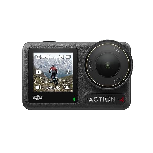 6941565965073 - DJI OSMO ACTION 4 STANDARD COMBO - 4K/120FPS WATERPROOF ACTION CAMERA WITH A 1/1.3-INCH SENSOR, STUNNING LOW-LIGHT IMAGING, 10-BIT & D-LOG M COLOR PERFORMANCE, LONG-LASTING 160 MINS, OUTDOOR CAMERA