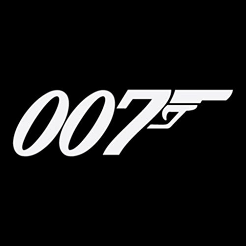 0694157133355 - JAMES BOND 007 DECALS VINYL STICKERS (TWO PACK!!!)|CARS TRUCKS WALLS LAPTOP|WHITE|2-5.5 IN|KCD429