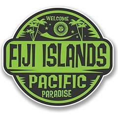 0694157134758 - FIJI ISLANDS DECALS STICKERS (TWO PACK!!!)|CARS TRUCKS VANS WALLS LAPTOPS|PRINTED COLOR|2-4 IN DECALS|KCD569