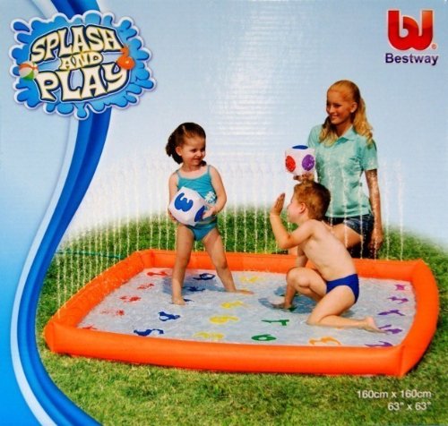 6942138905557 - BESTWAY WADING POOL SPLASH WITH JETS - MULTICOLOUR