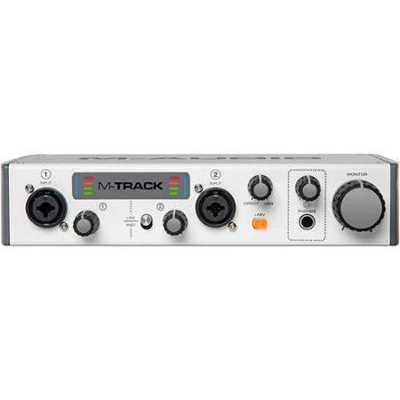 0694318016053 - M-AUDIO M-TRACK MKII TWO-CHANNEL USB AUDIO INTERFACE WITH WAVES PLUGINS