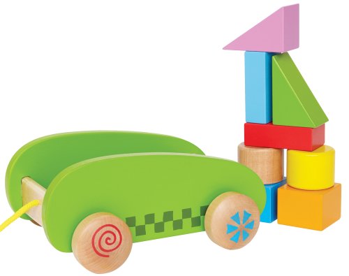 6943478002555 - HAPE - MINI BLOCK AND ROLL WOODEN PUSH AND PULL TOY