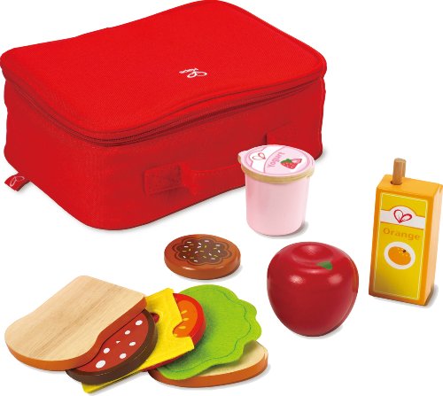 6943478008953 - HAPE - PLAYFULLY DELICIOUS - LUNCH BOX WOODEN PLAY FOOD SET