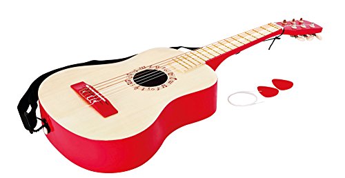 6943478012172 - HAPE EARLY MELODIES - VIBRANT RED GUITAR MUSIC SET