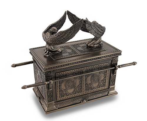 6944197125976 - STUNNING BRONZE FINISHED ARK OF THE COVENANT TRINKET BOX