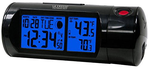 6944942545820 - LA CROSSE TECHNOLOGY 616-143 PROJECTION ALARM CLOCK WITH BACKLIGHT WITH IN/OUT TEMP