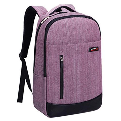 6945008463836 - WEINUO FASHIONABLE LIGHTWEIGHT WATER RESISTANT 15.6 INCH LAPTOP BACKPACK/TRAVEL BAG/SHOULDER BAG(2016 NEW VERSION)-PURPLE